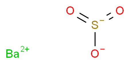 barium(2+) ion $l^{4}-sulfanuidoylolate_分子结构_CAS_7787-39-5