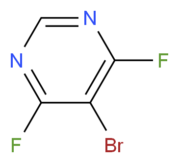 5-Bromo-4,6-difluoropyrimidine_分子结构_CAS_946681-88-5)