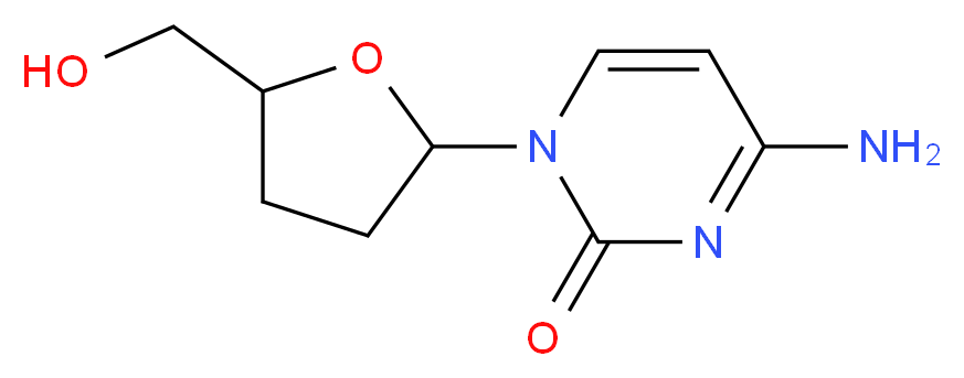 4-amino-1-[5-(hydroxymethyl)oxolan-2-yl]-1,2-dihydropyrimidin-2-one_分子结构_CAS_7481-89-2