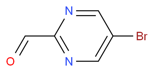 5-bromopyrimidine-2-carbaldehyde_分子结构_CAS_944902-05-0