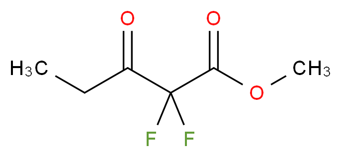 Methyl 2,2-difluoro-3-oxopentanoate_分子结构_CAS_196202-01-4)