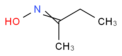 (E)-N-(butan-2-ylidene)hydroxylamine_分子结构_CAS_96-29-7