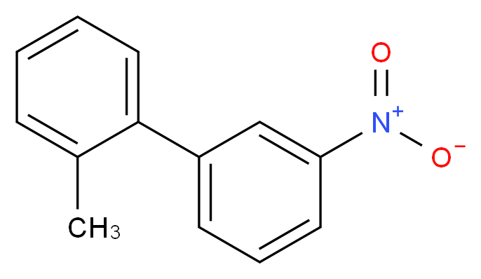 2-Methyl-3'-nitro-1,1'-biphenyl_分子结构_CAS_51264-60-9)