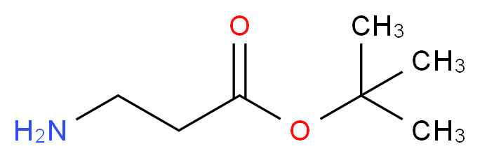 tert-butyl 3-aminopropanoate_分子结构_CAS_15231-41-1