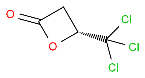 (R)-4-(三氯甲基)-2-氧杂环丁酮_分子结构_CAS_20710-33-2)