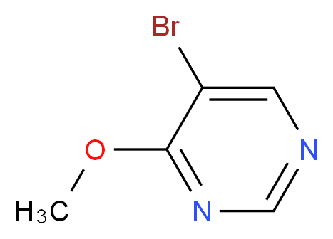 5-bromo-4-methoxypyrimidine_分子结构_CAS_4319-85-1
