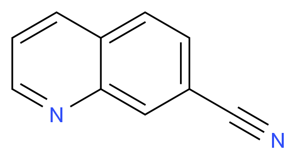 Quinoline-7-carbonitrile_分子结构_CAS_)