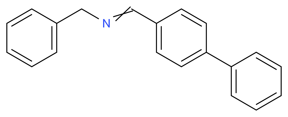 N-(4-苯基亚苄基)苄胺_分子结构_CAS_118578-71-5)