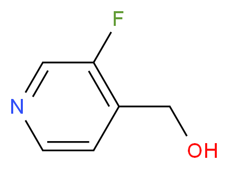 (3-fluoropyridin-4-yl)methanol_分子结构_CAS_870063-60-8