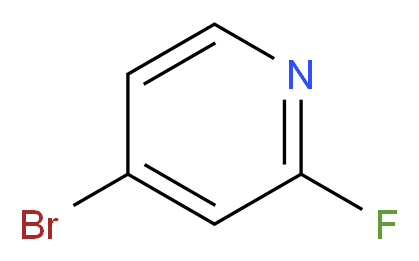 4-bromo-2-fluoropyridine_分子结构_CAS_128071-98-7