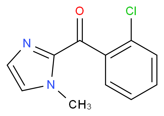 2-(2-chlorobenzoyl)-1-methyl-1H-imidazole_分子结构_CAS_30148-26-6