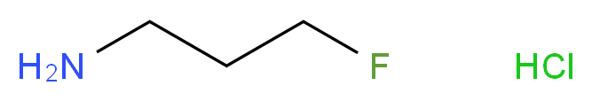 3-Fluoro-propylamine hydrochloride_分子结构_CAS_64068-31-1)