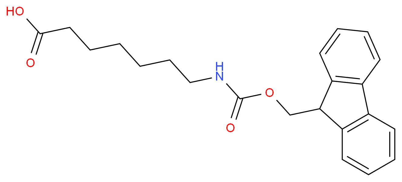 7-Aminoheptanoic acid, N-FMOC protected_分子结构_CAS_127582-76-7)