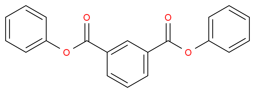 1,3-diphenyl benzene-1,3-dicarboxylate_分子结构_CAS_744-45-6