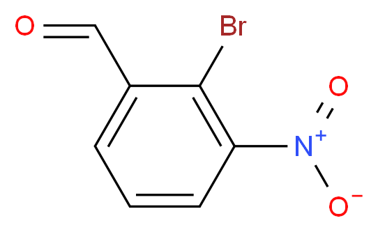 2-Bromo-3-nitrobenzaldehyde_分子结构_CAS_90407-21-9)