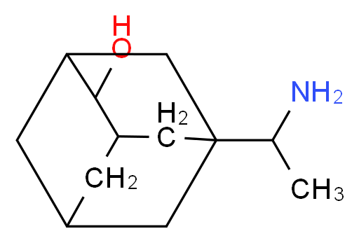 4-(α,β)-Hydroxy Rimantadine_分子结构_CAS_117821-36-0)