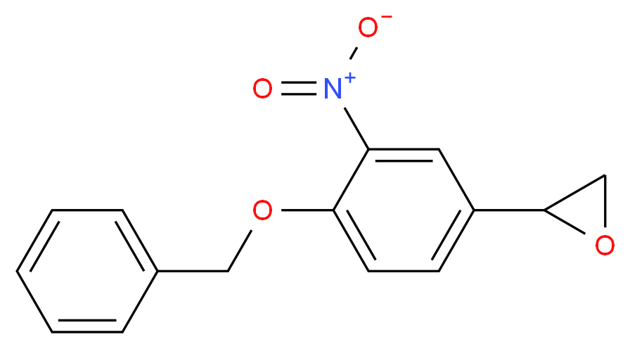 2-[4-(benzyloxy)-3-nitrophenyl]oxirane_分子结构_CAS_51582-41-3