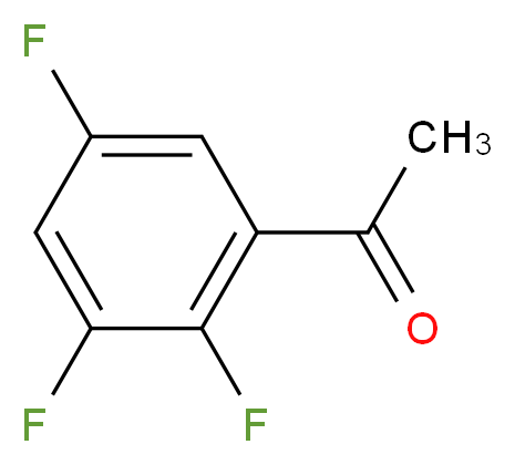 2',3',5'-Trifluoroacetophenone 97%_分子结构_CAS_243459-93-0)