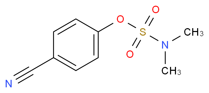 4-cyanophenyl N,N-dimethylsulphamate_分子结构_CAS_164648-84-4)