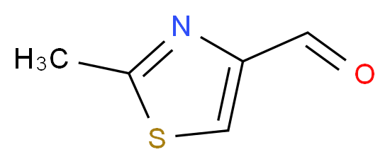 2-methyl-1,3-thiazole-4-carbaldehyde_分子结构_CAS_20949-84-2