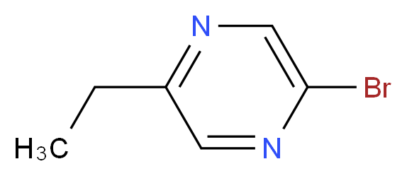 2-bromo-5-ethylpyrazine_分子结构_CAS_1086382-74-2