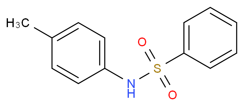 N-(4-methylphenyl)benzenesulfonamide_分子结构_CAS_6311-65-5