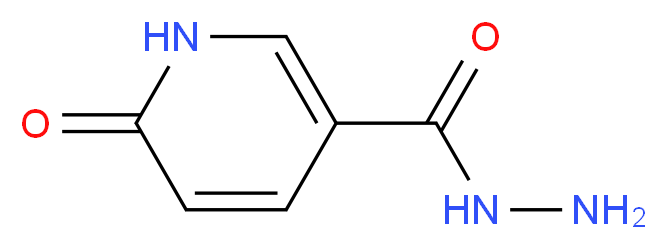 6-Oxo-1,6-dihydropyridine-3-carboxylic acid hydrazide_分子结构_CAS_134531-63-8)