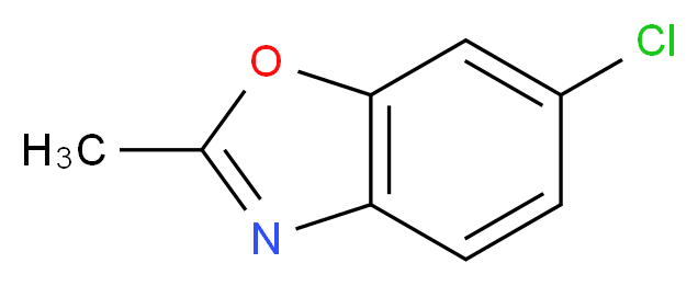 6-chloro-2-methyl-1,3-benzoxazole_分子结构_CAS_63816-18-2