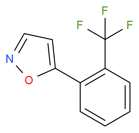 5-[2-(Trifluoromethyl)phenyl]isoxazole_分子结构_CAS_)