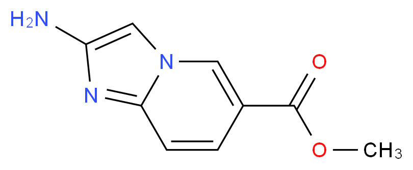 methyl 2-aminoimidazo[1,2-a]pyridine-6-carboxylate_分子结构_CAS_885272-05-9)