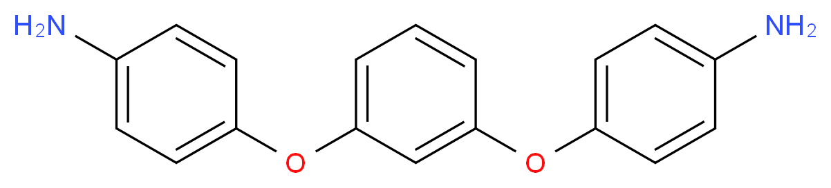 4-[3-(4-aminophenoxy)phenoxy]aniline_分子结构_CAS_2479-46-1