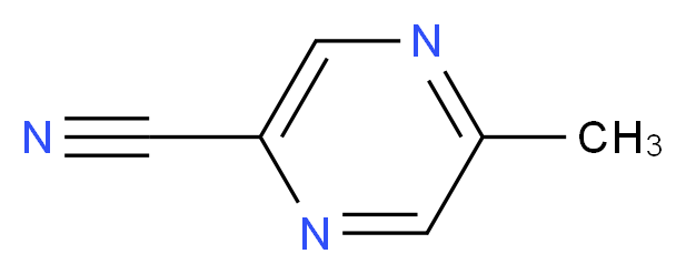 5-methylpyrazine-2-carbonitrile_分子结构_CAS_98006-91-8