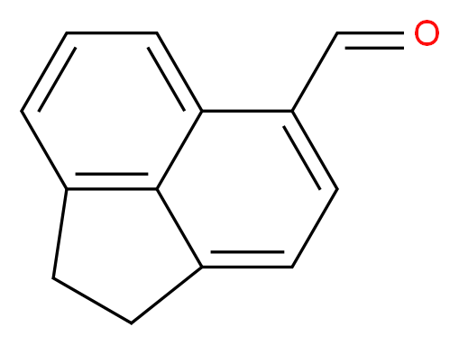 1,2-Dihydroacenaphthylene-5-carbaldehyde_分子结构_CAS_5345-46-0)