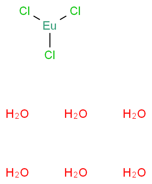 trichloroeuropium hexahydrate_分子结构_CAS_13759-92-7