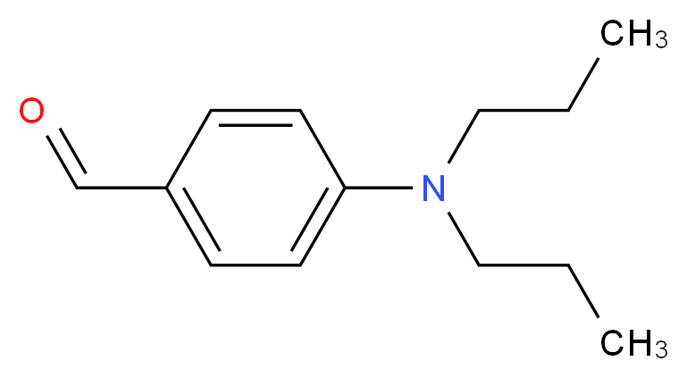 4-Dipropylamino-benzaldehyde_分子结构_CAS_613-28-5)