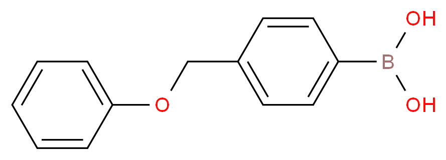[4-(phenoxymethyl)phenyl]boronic acid_分子结构_CAS_397843-61-7