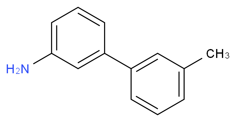 (3'-methylbiphenyl-3-yl)amine_分子结构_CAS_400749-90-8)