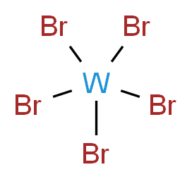 Tungsten(V) bromide_分子结构_CAS_13470-11-6)