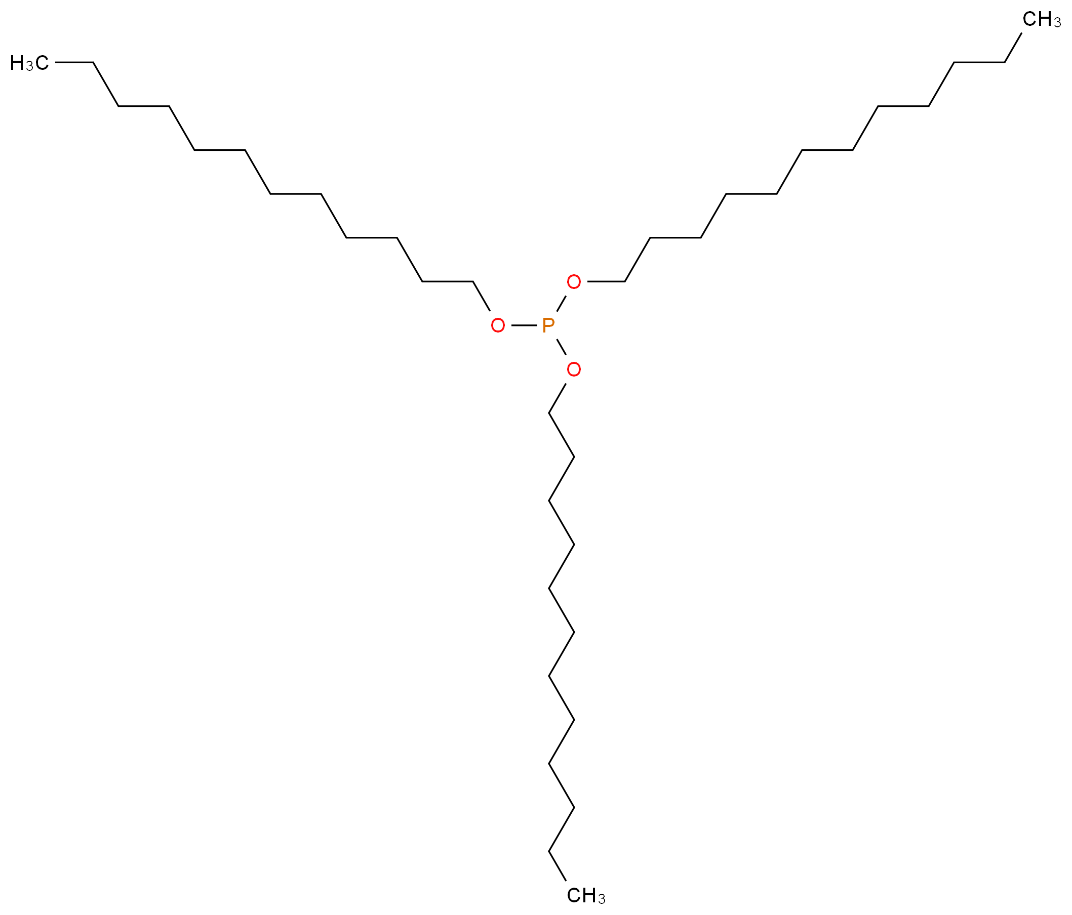 TRILAURYL PHOSPHITE_分子结构_CAS_3076-63-9)