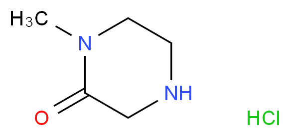 1-methylpiperazin-2-one hydrochloride_分子结构_CAS_109384-27-2)