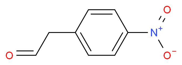 2-(4-nitrophenyl)acetaldehyde_分子结构_CAS_1460-05-5