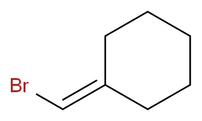 (bromomethylidene)cyclohexane_分子结构_CAS_1121-49-9