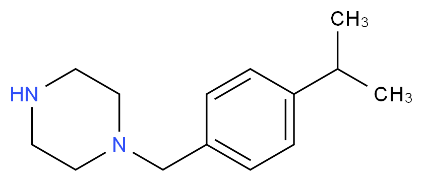 1-(4-Isopropylbenzyl)piperazine_分子结构_CAS_)