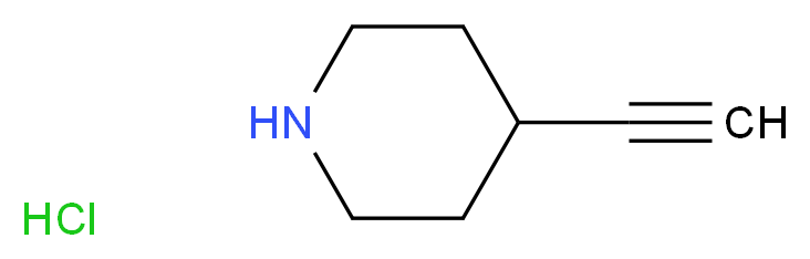 4-ethynylpiperidine hydrochloride_分子结构_CAS_550378-30-8