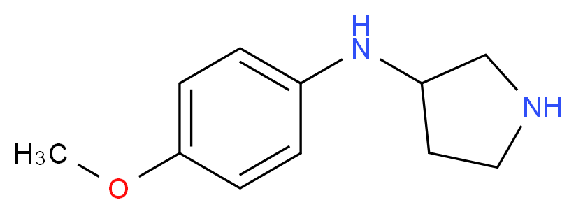 N-(4-Methoxyphenyl)pyrrolidin-3-amine_分子结构_CAS_)