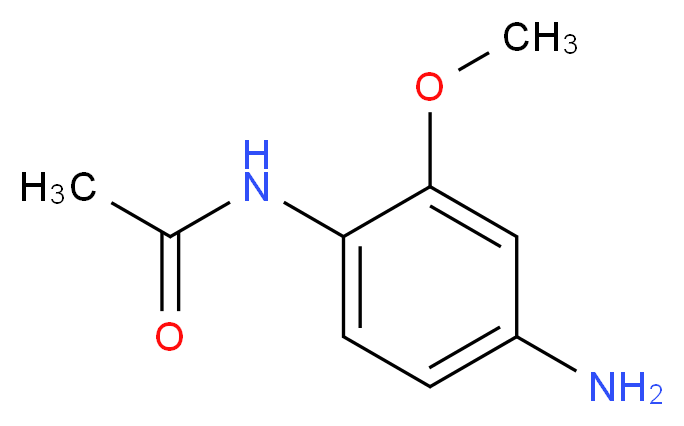 N-(4-Amino-2-methoxyphenyl)acetamide_分子结构_CAS_)