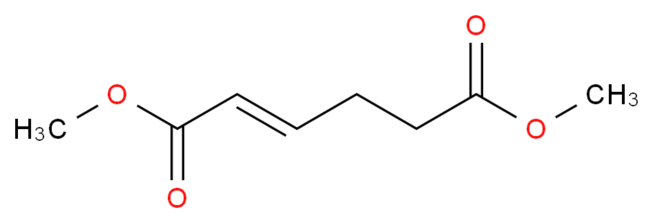 1,6-dimethyl (2E)-hex-2-enedioate_分子结构_CAS_25126-93-6