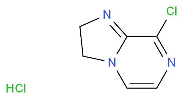 8-Chloro-2,3-dihydroimidazo[1,2-a]pyrazine hydrochloride_分子结构_CAS_143592-06-7)