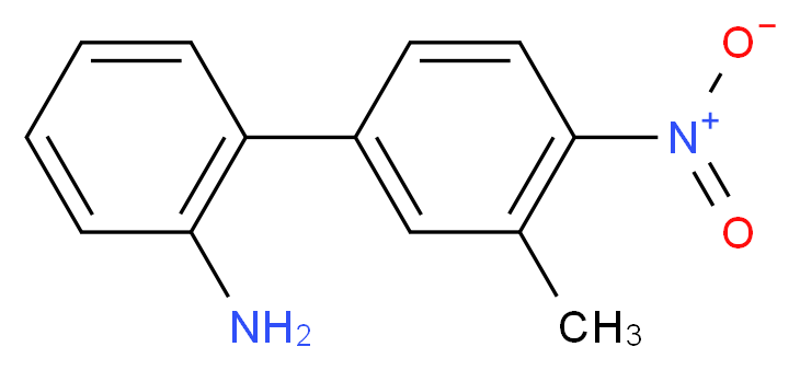 2-(3-methyl-4-nitrophenyl)aniline_分子结构_CAS_885280-87-5