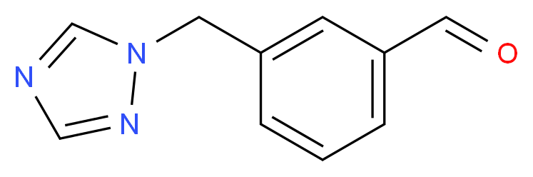 3-(1H-1,2,4-triazol-1-ylmethyl)benzaldehyde_分子结构_CAS_876316-30-2